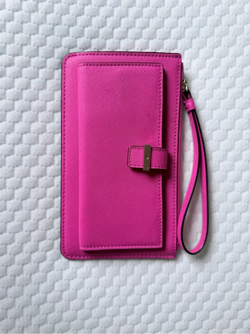 kate spade Hot Pink Leather Wristlet